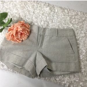 Banana Republic Ryan Fit Sparkly Gray Shorts